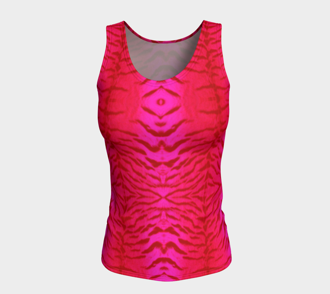 Tiger Queen Pink Tank Top