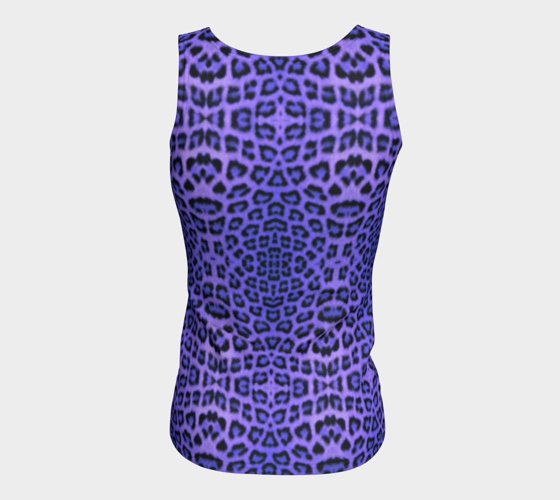 Purple Leopard Tank Top