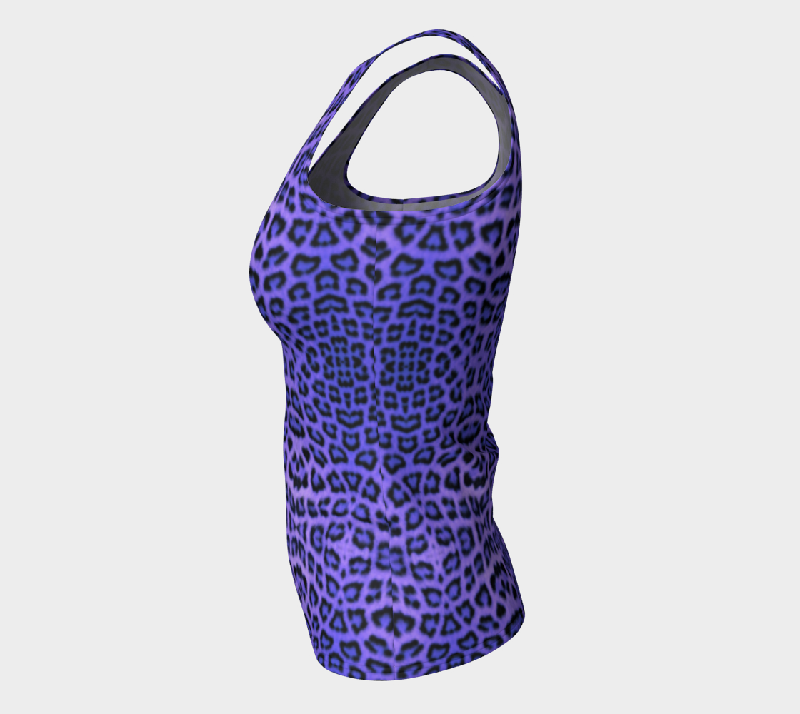 Purple Leopard Tank Top