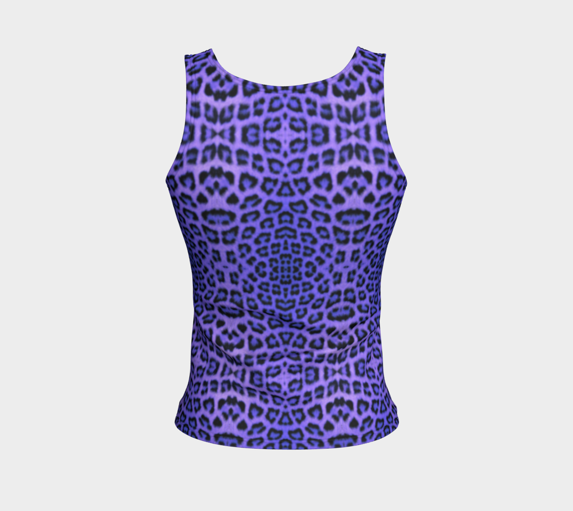 Purple Leopard Tank Top