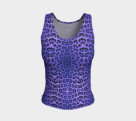 Purple Leopard Tank Top