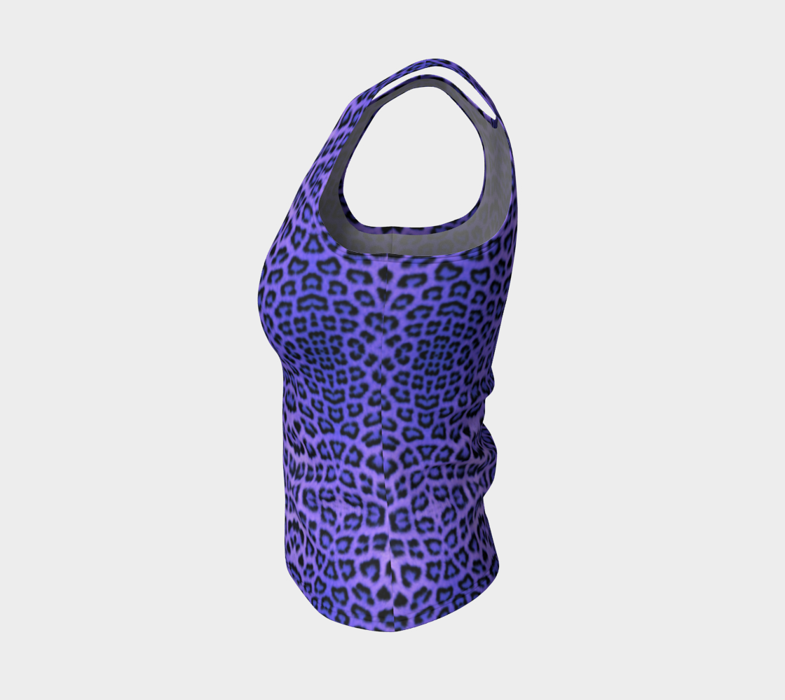 Purple Leopard Tank Top