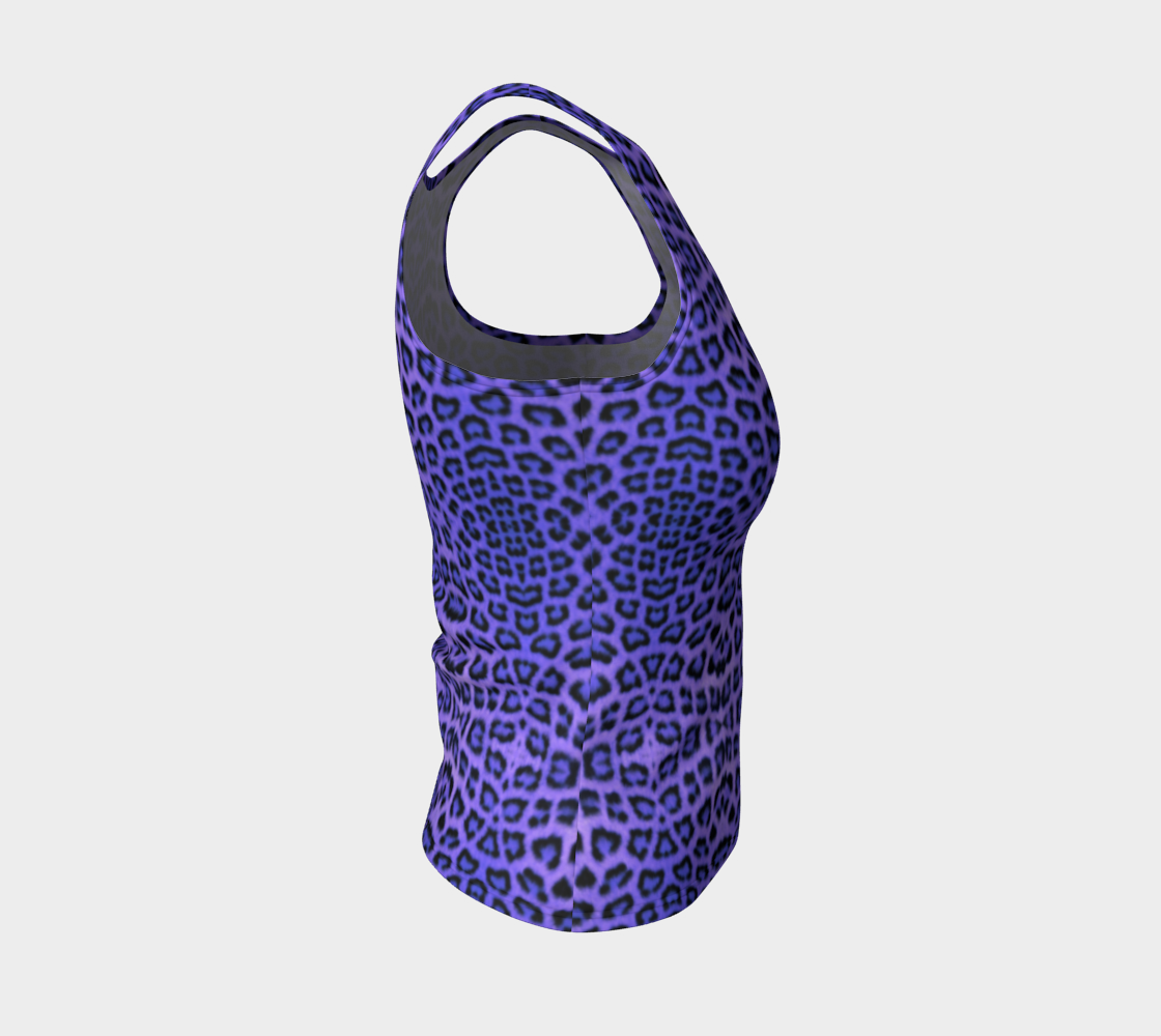 Purple Leopard Tank Top