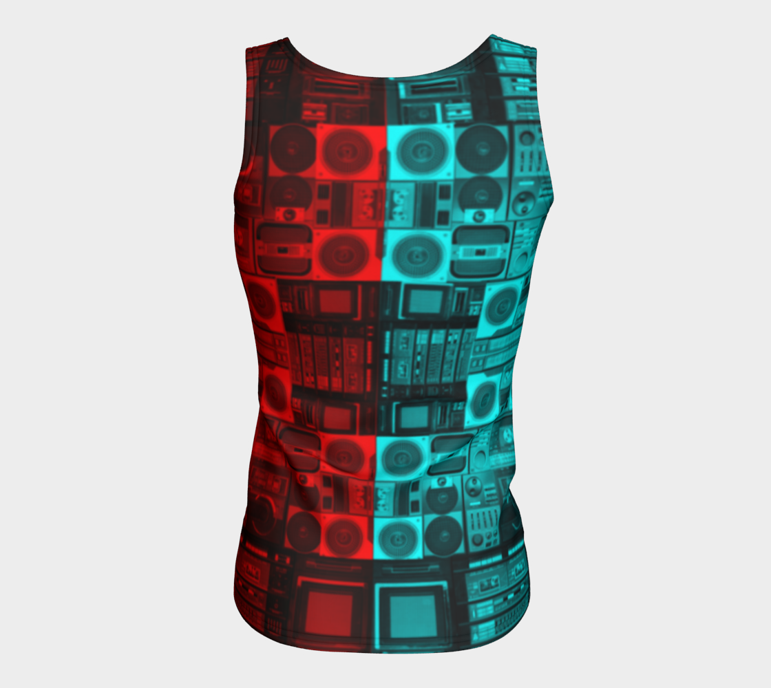 Ghetto Blaster 3D Tank Top