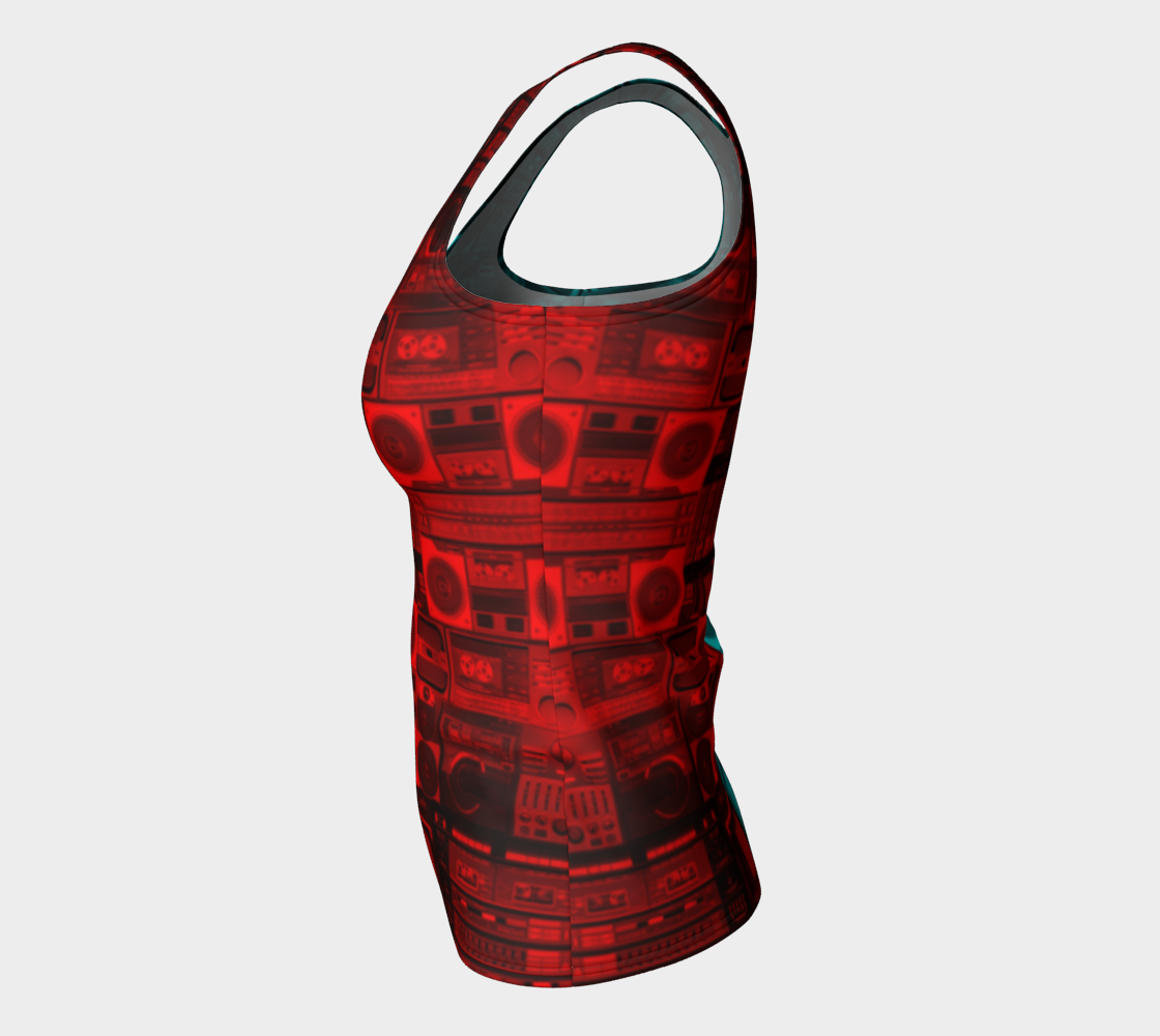 Ghetto Blaster 3D Tank Top