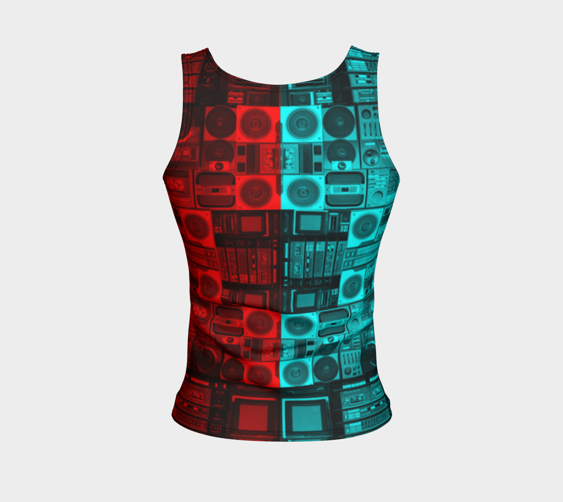 Ghetto Blaster 3D Tank Top