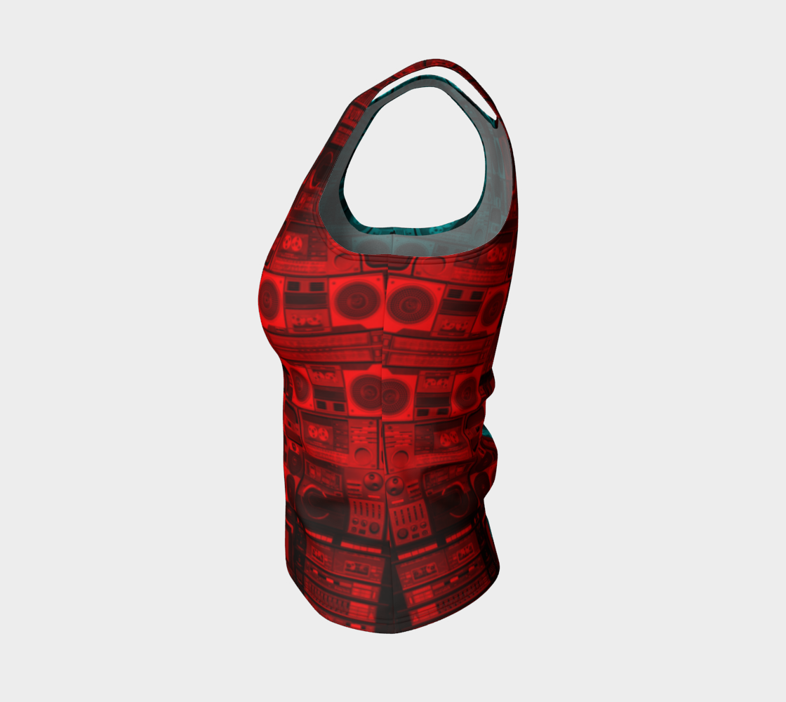 Ghetto Blaster 3D Tank Top