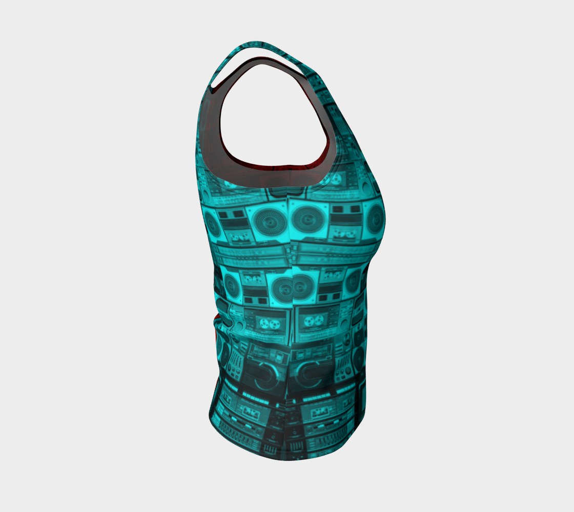 Ghetto Blaster 3D Tank Top