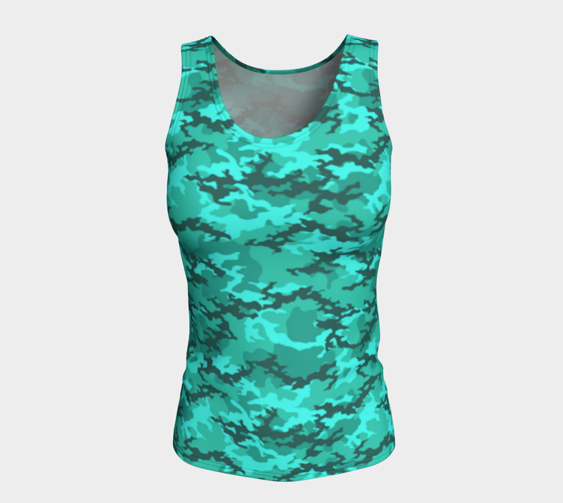 Lemuria Camo Tank Top