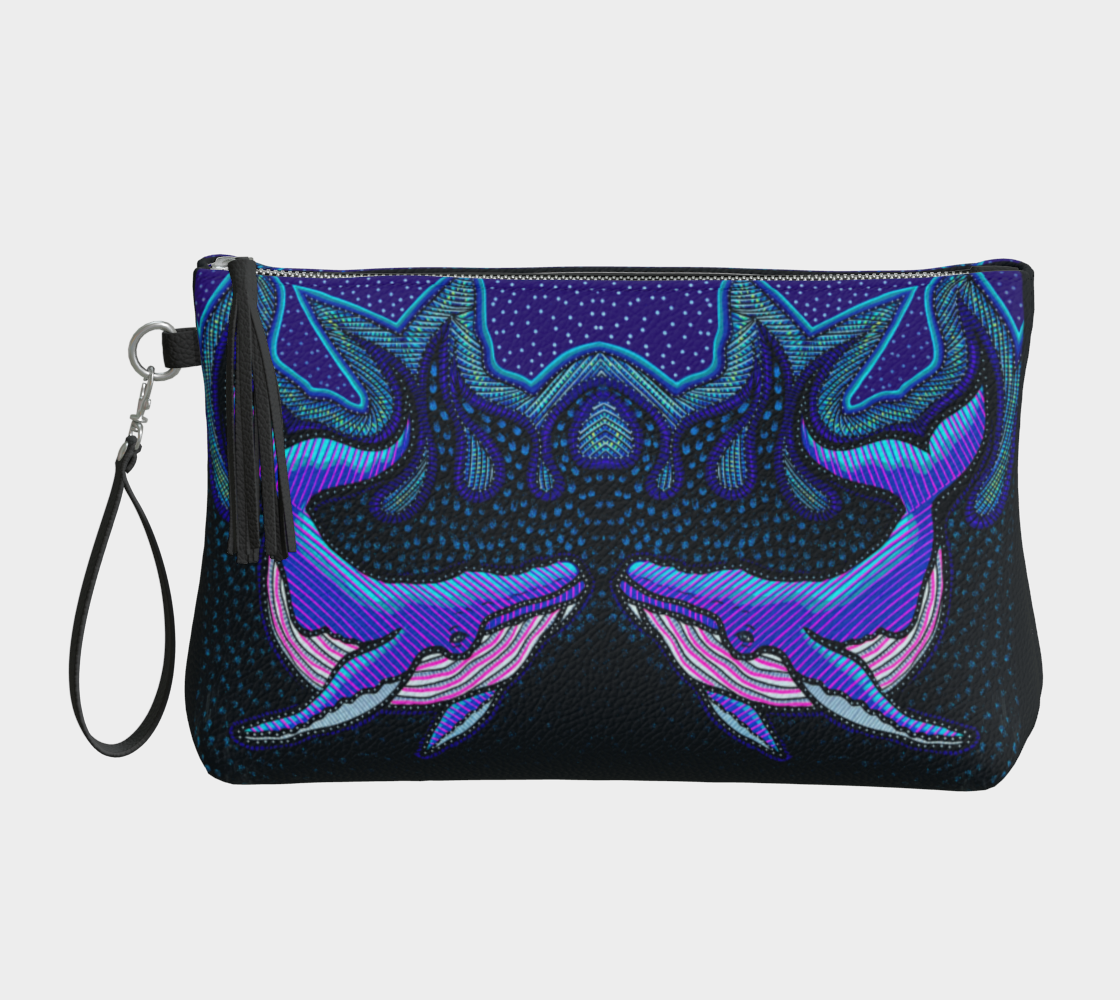 Whale Clutch Purse