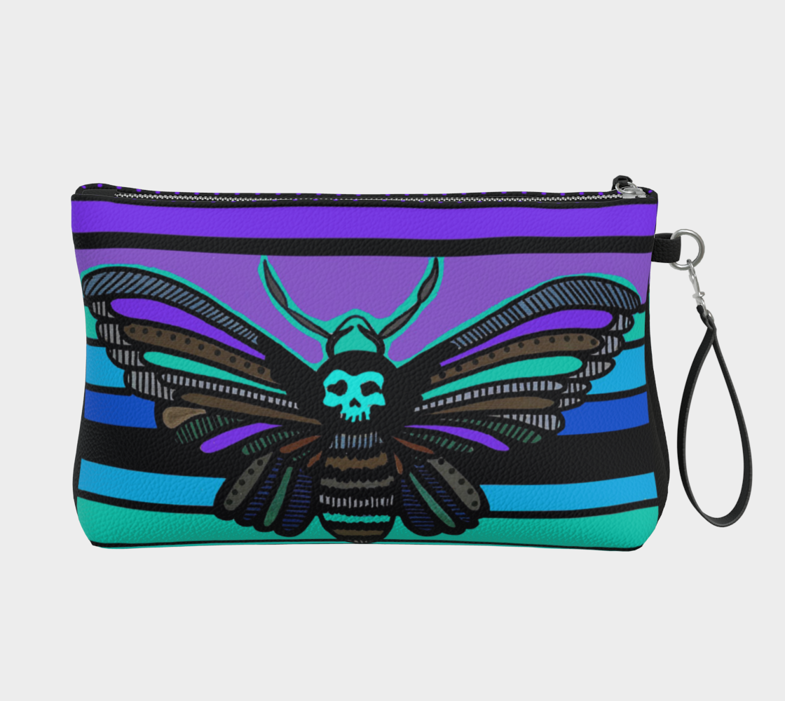 Moth Clutch Purse