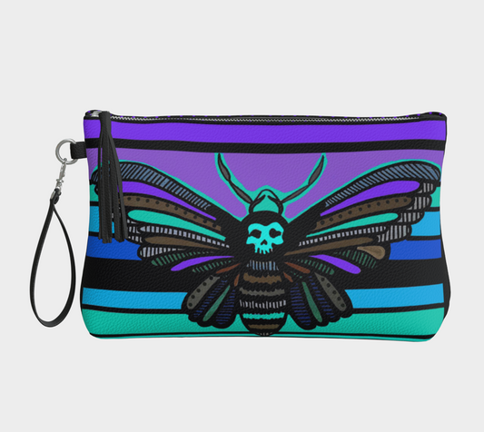 Moth Clutch Purse