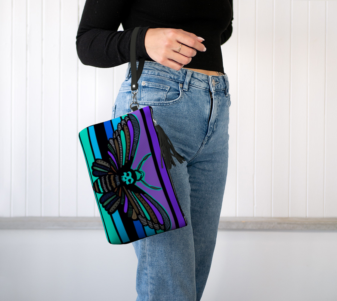 Moth Clutch Purse