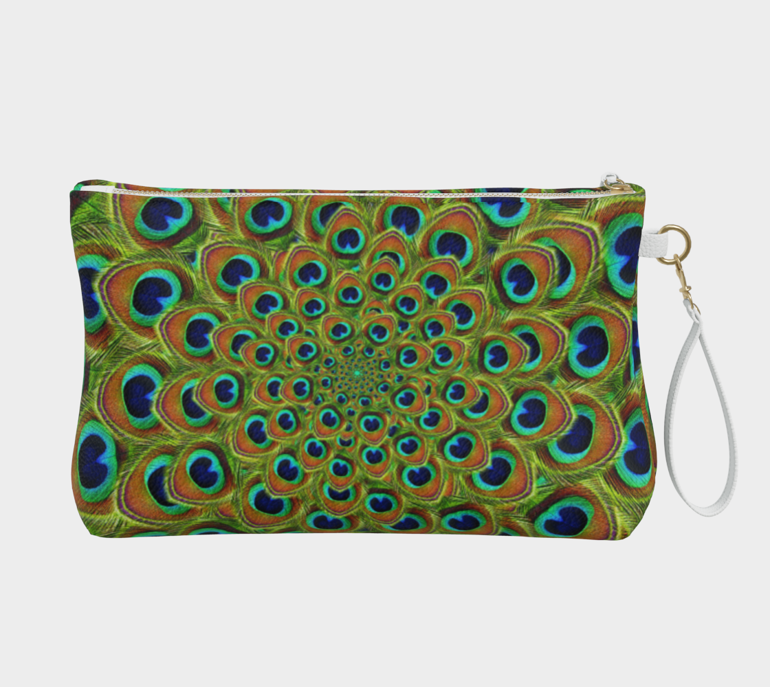 Peacock Clutch Purse