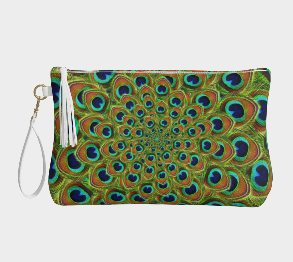 Peacock Clutch Purse