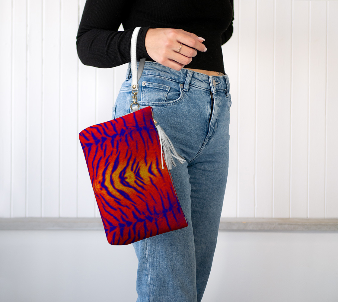 Tiger Bowie Clutch Purse