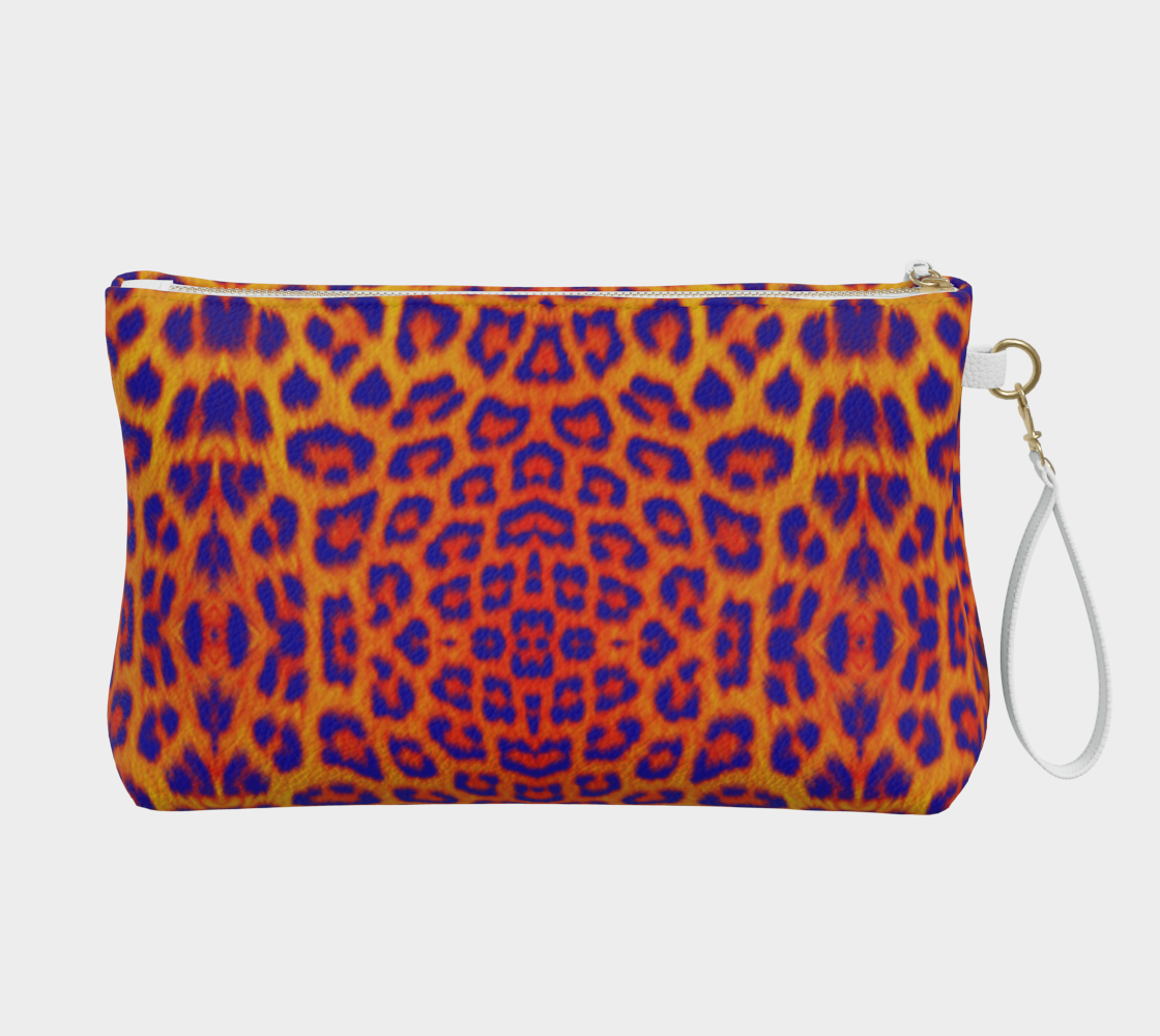 Bowie Leopard Clutch Purse