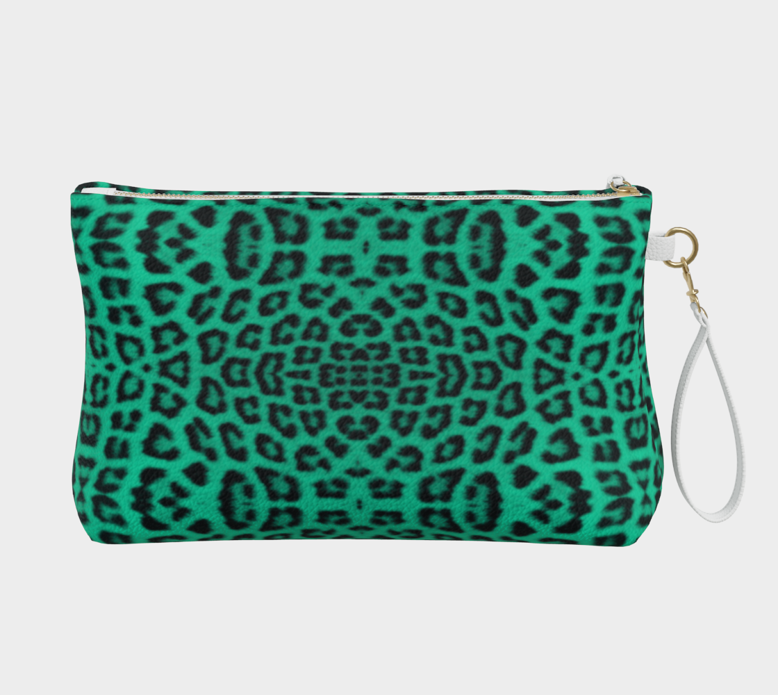 Leopard Mint Clutch Purse