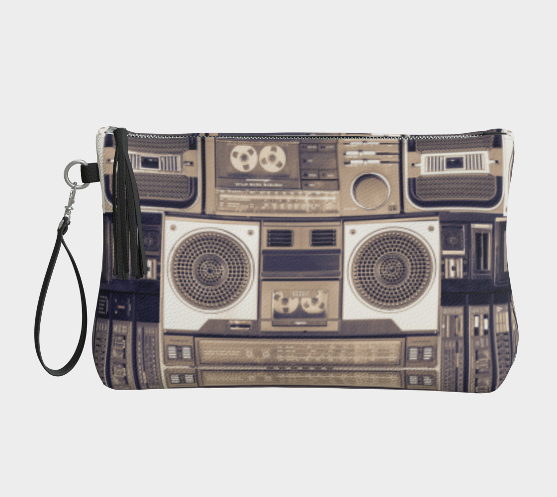 Ghetto Blaster Clutch Purse