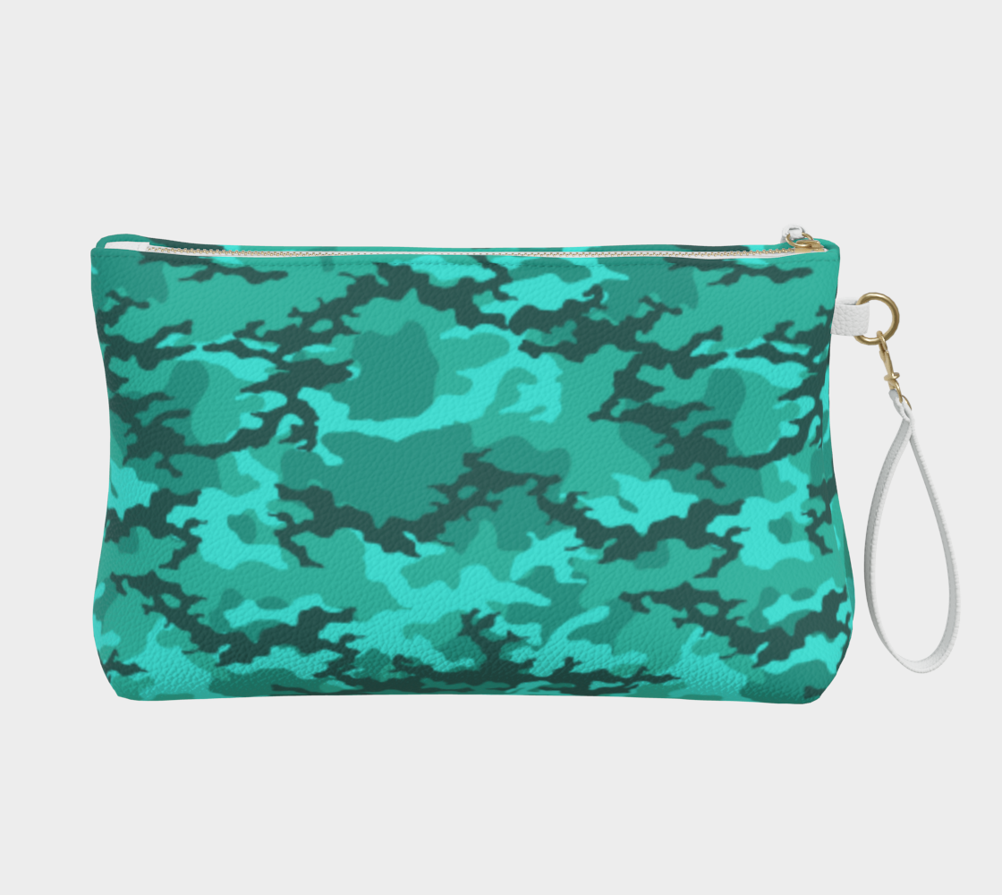 Lemuria Camo Clutch Purse