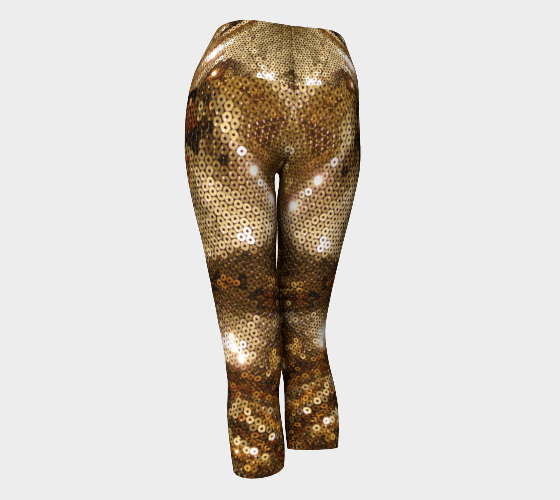 Gold Rush Yoga Pants