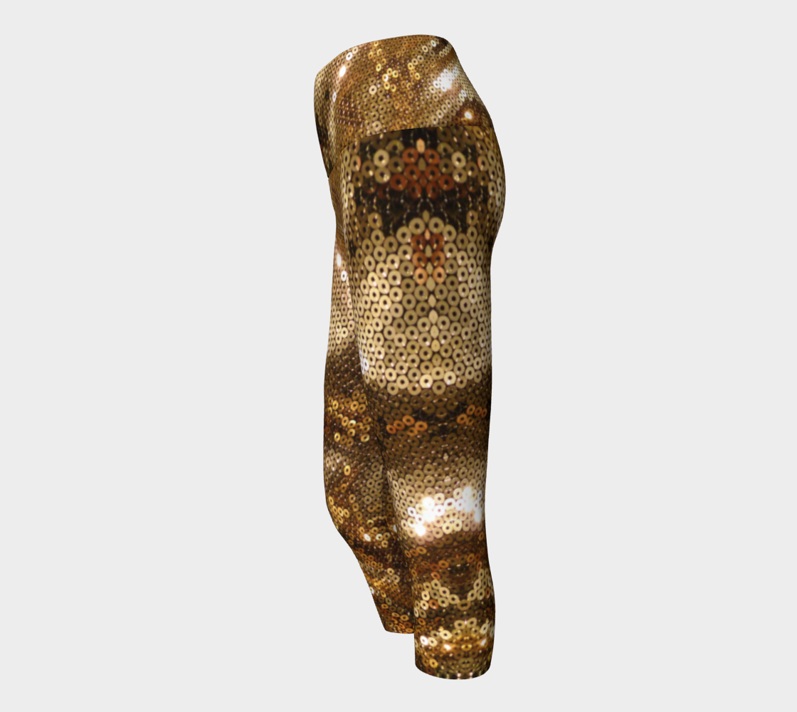 Gold Rush Yoga Pants