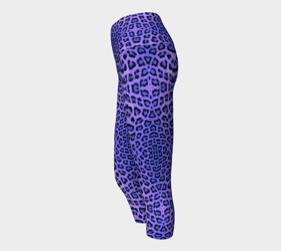 Purple Leopard Yoga Pants