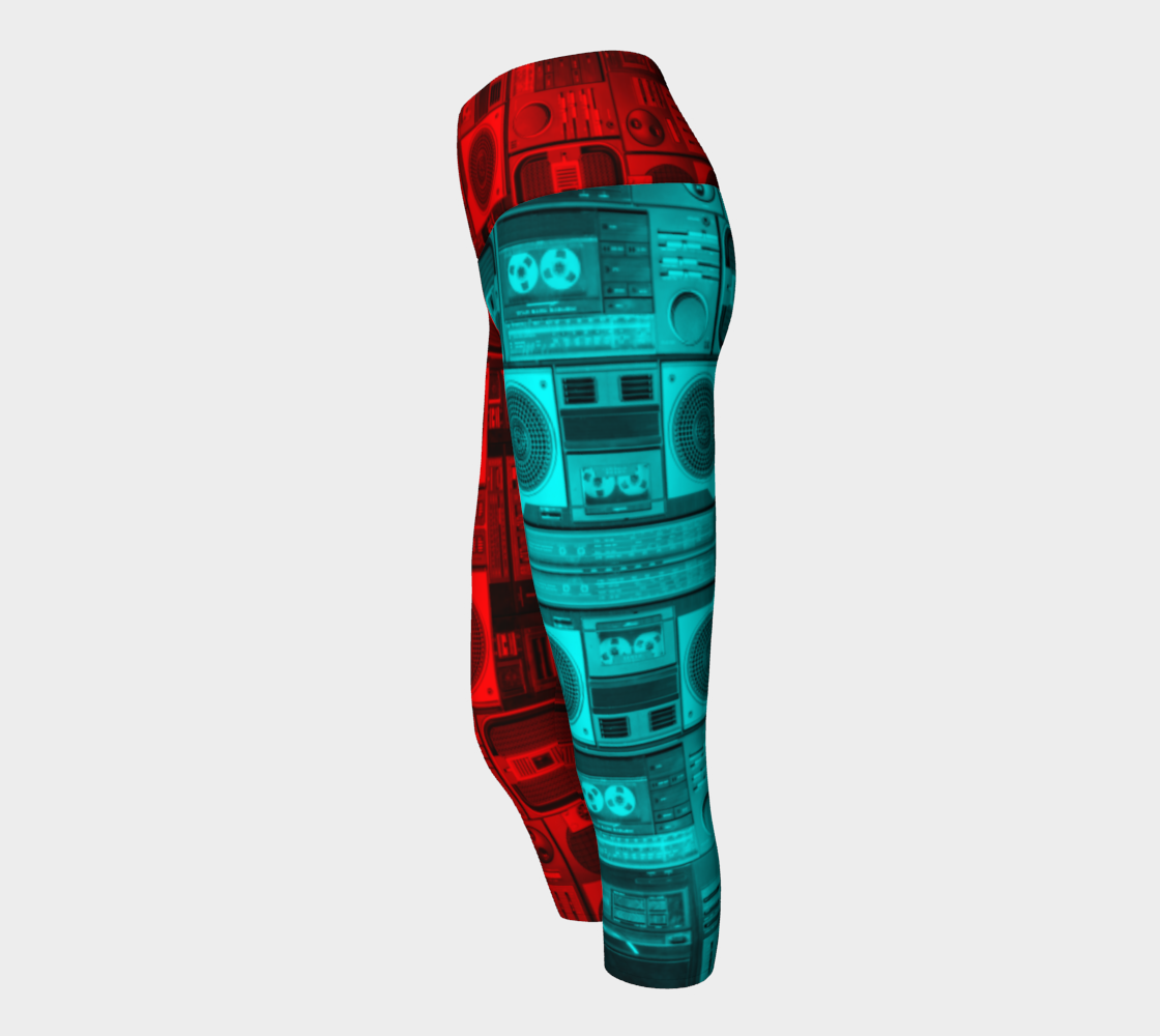 Ghetto Blaster 3D Yoga Pants