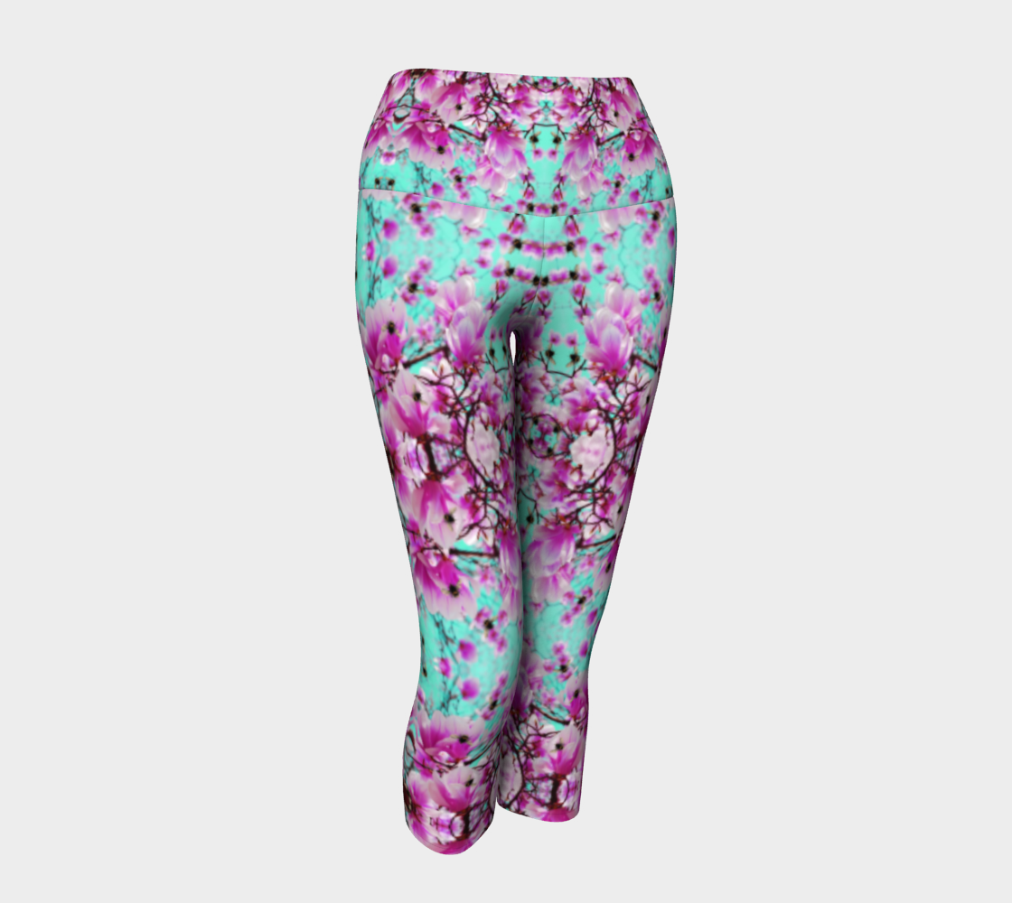 Bee With Magnolia Yoga Pants