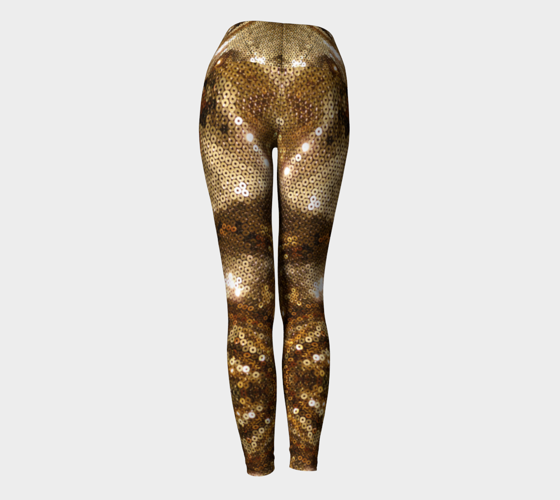 Gold Rush Yoga Pants