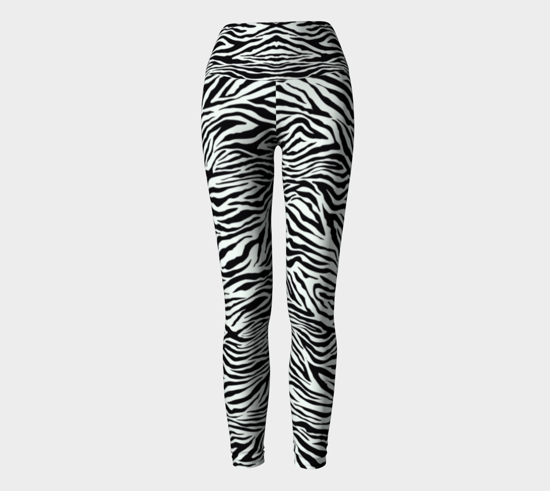 Zebra Yoga Pants