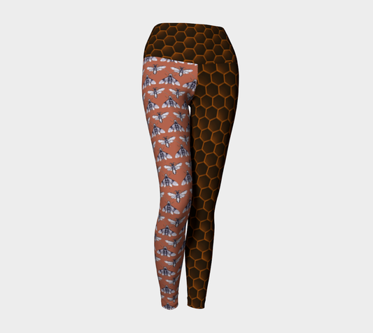 Bee Her Now Terracotta Yoga Pants