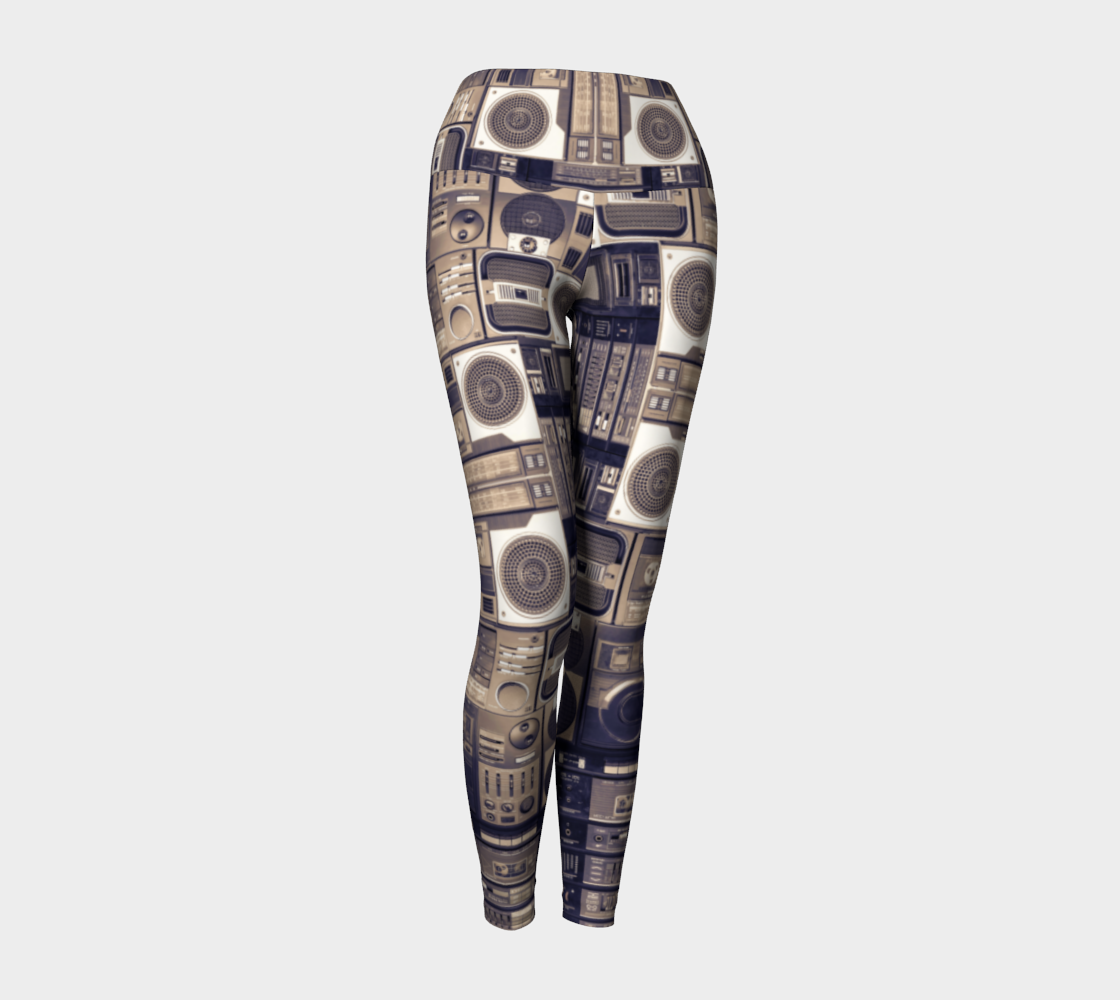 Ghetto Blaster Yoga Pants