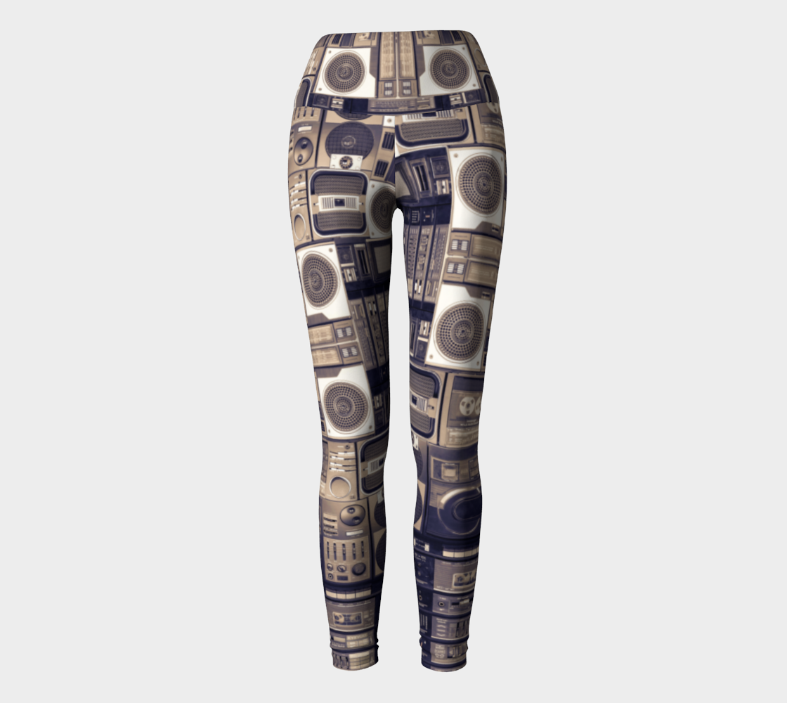 Ghetto Blaster Yoga Pants