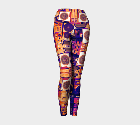 Ghetto Blaster Bowie Yoga Pants