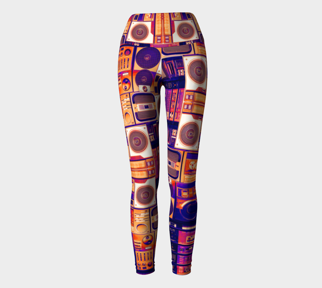 Ghetto Blaster Bowie Yoga Pants