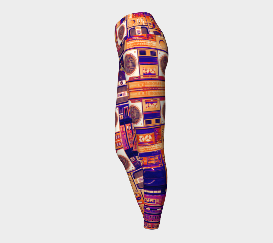 Ghetto Blaster Bowie Yoga Pants