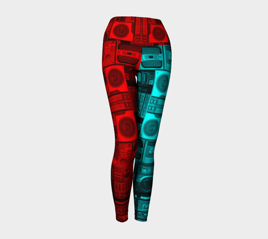 Ghetto Blaster 3D Yoga Pants