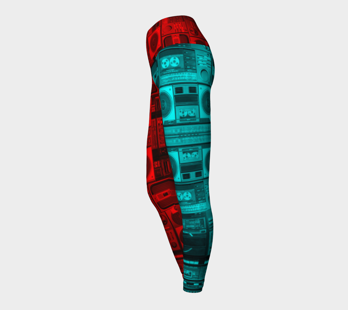 Ghetto Blaster 3D Yoga Pants