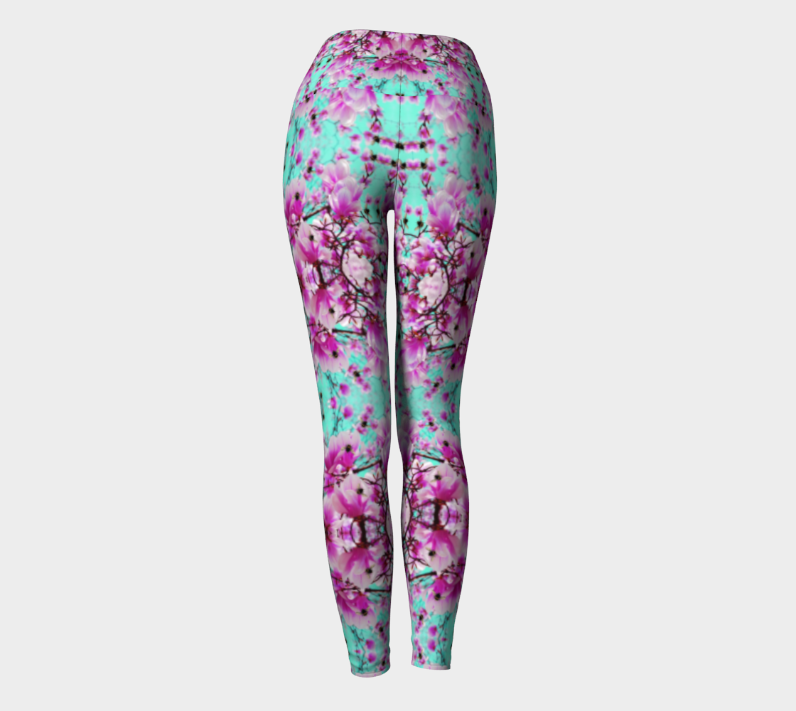 Bee With Magnolia Yoga Pants